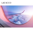 Laeacco самолёт облачно-голубой Фотофон для детской фотосъемки