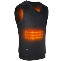 heated vest with battery pack warm cotton sweater vest for men women electric usb jacket warm winter thermal heating coat shirt