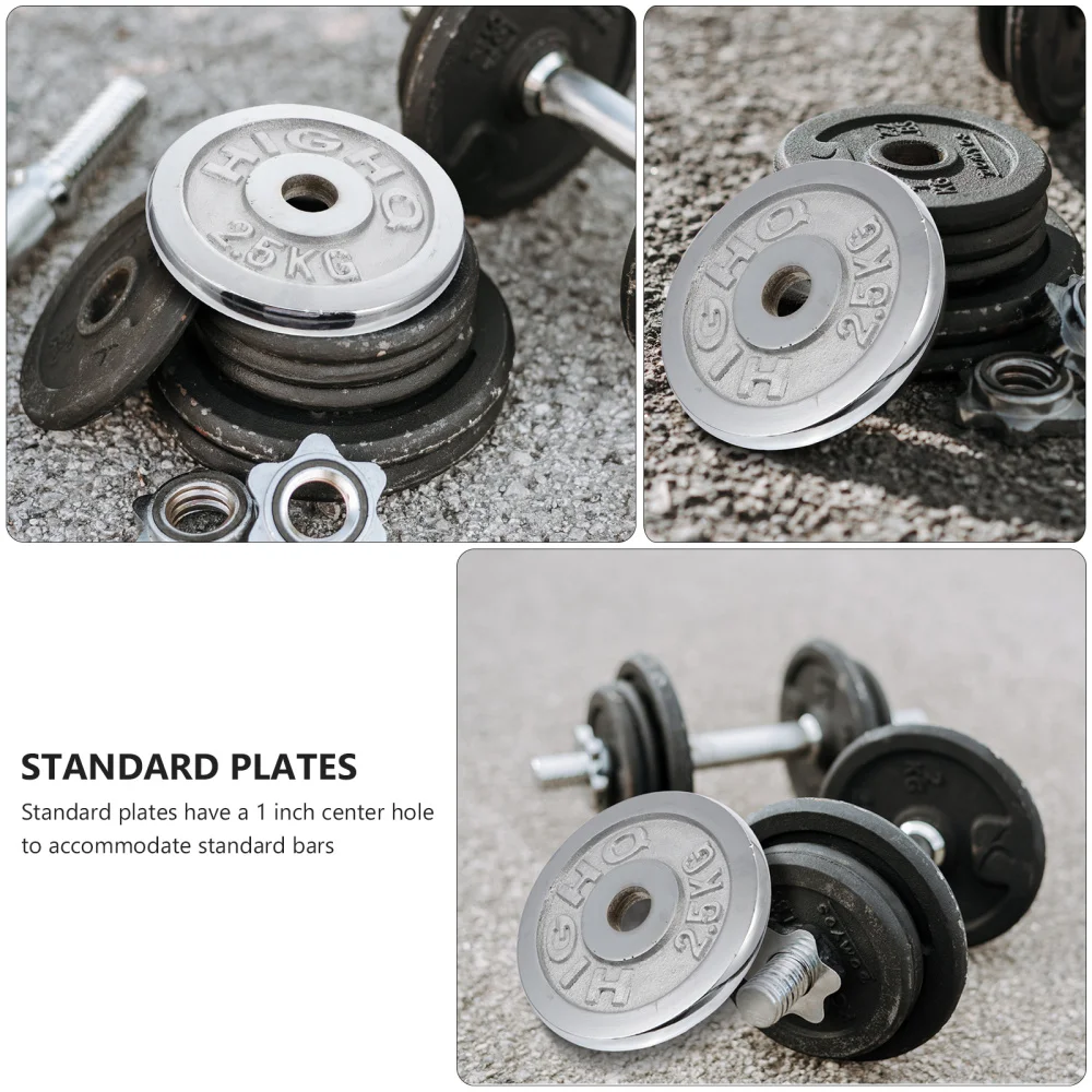 

Barbell Plate Large Single Hole Plate Hand Grip Plate Counterweight Plate 2.5kg