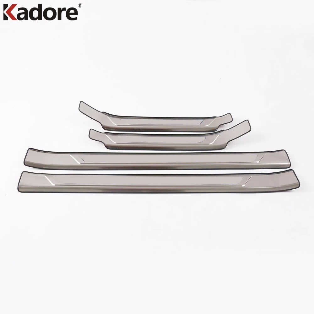 Для Volkswagen T Roc TROC 2017 2018 2019 из нержавеющей стали наружные накладки на пороги дверей