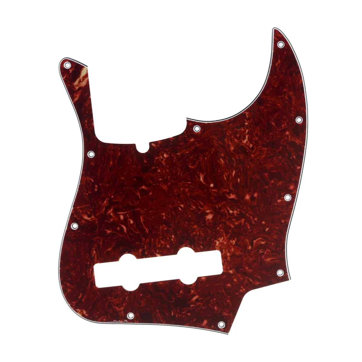 Musiclily Pro 5 String 10 Hole Contemporary J Bass Pickguard для Fender American Jazz 4Ply винтажная черепаха|Детали и