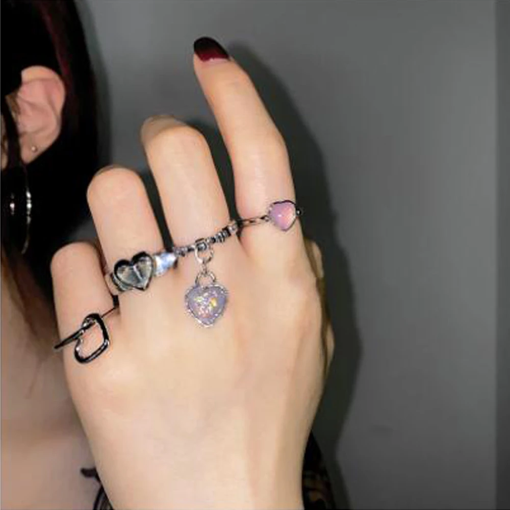 2021 новая трендовая подвеска в виде сердца серебро Цвет покрытием винтажная