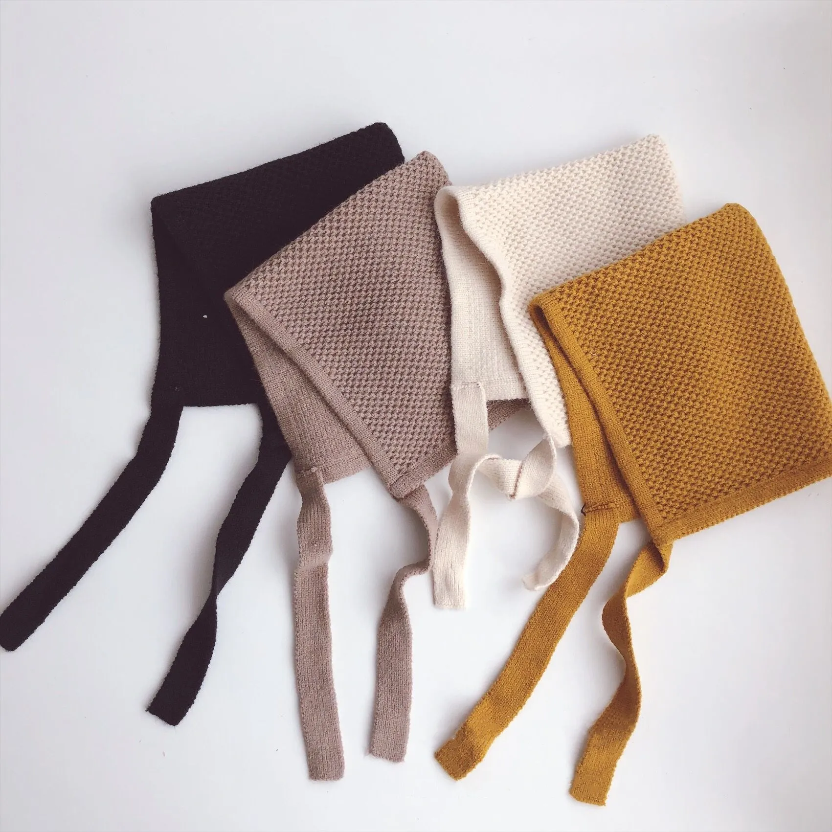 Шапка вязаная детская осенне-зимняя с ушами | Детская одежда и обувь