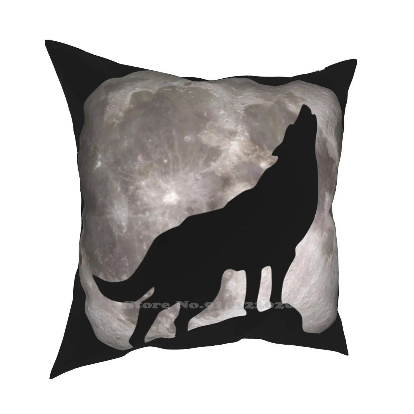 Чехол для спальни с изображением Волка Луны и воющего волка | Дом сад