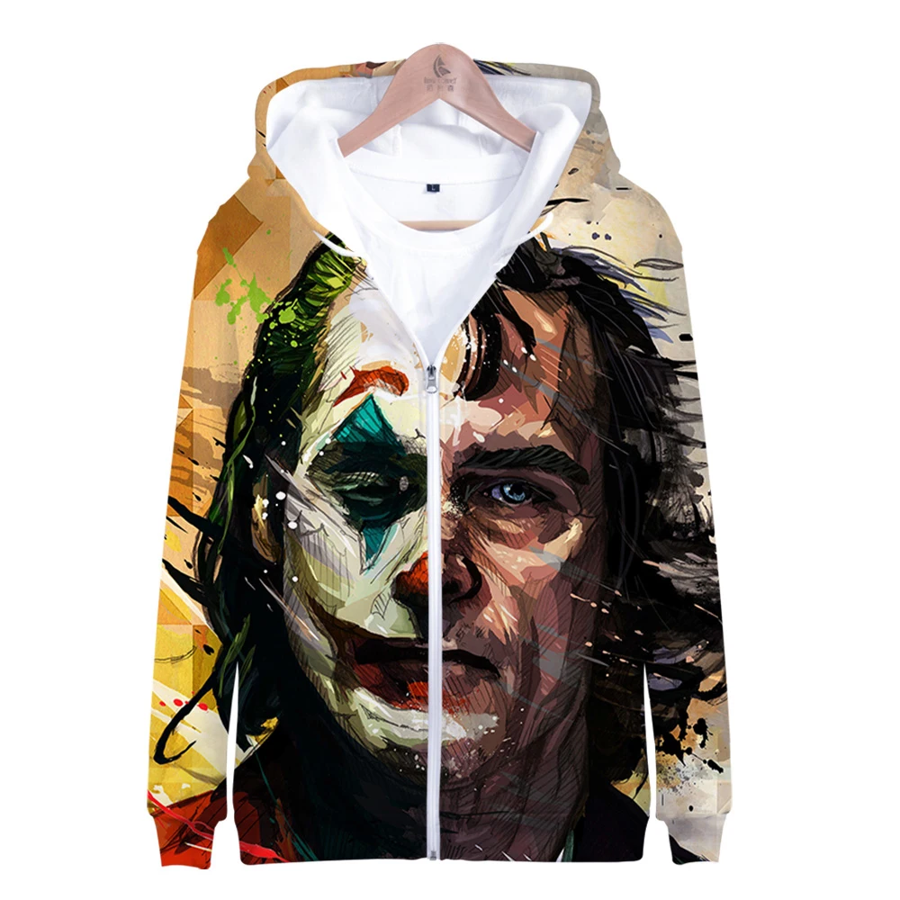 Новинка Толстовка Джокер для мужчин и женщин осень зима модная забавная уличная