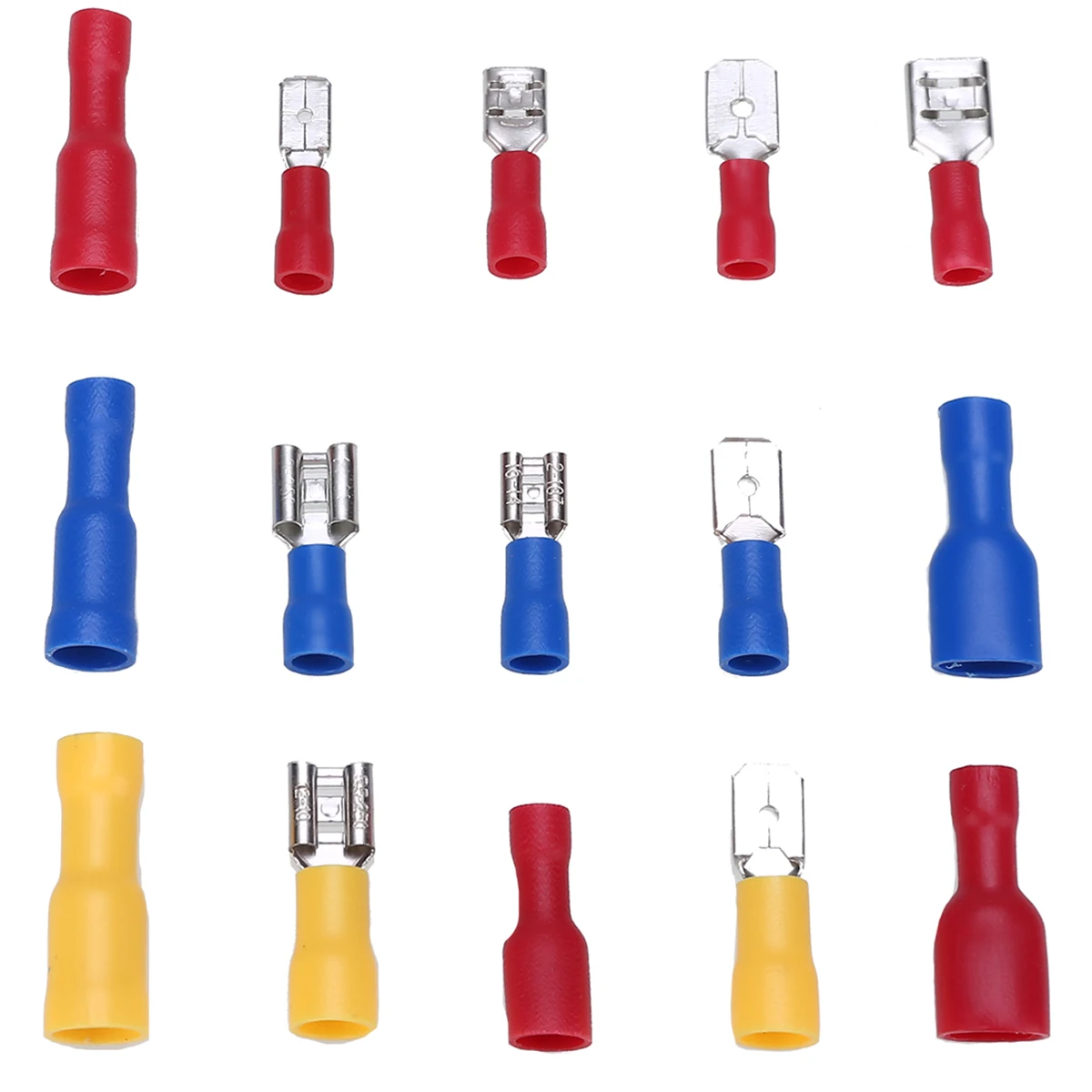 280 шт. кабельные наконечники в ассортименте набор проводов плоский женский и