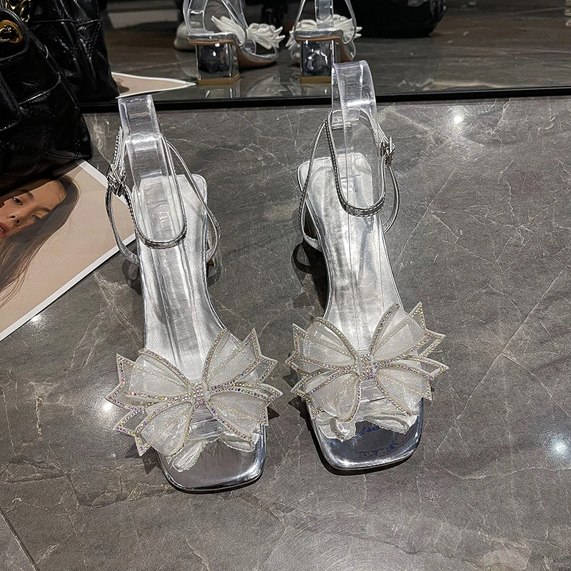 

Сандалии женские на высоком каблуке, Босоножки с открытым носком, универсальная удобная повседневная обувь, лето, 2021