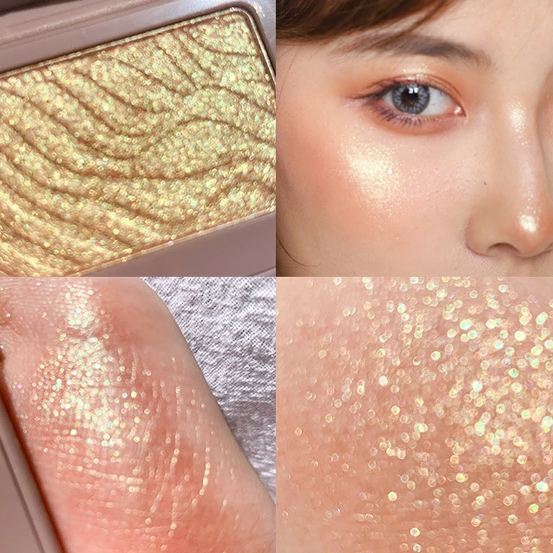 8 цветов мерцающий Хайлайтер для лица монохромная палитра контуринга макияжа