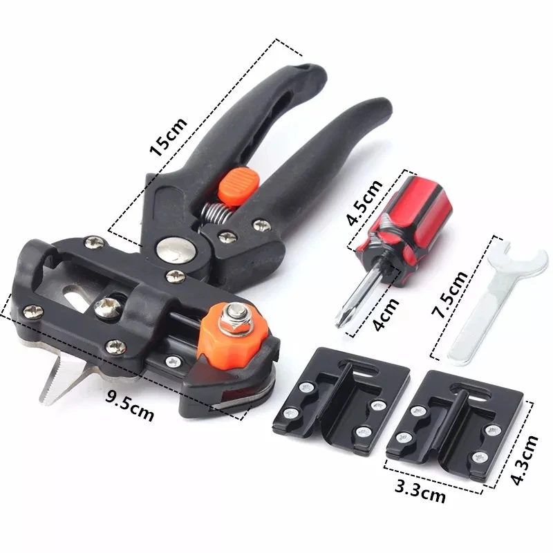 

Professional Garden Grafting Pruning Pruner Cutting Pruning Shears Tools Kit with Grafting Tape for Fruit Tree 2021