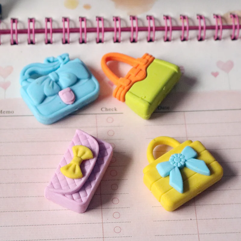 2 шт. милая сумочка резиновый ластик для карандаша канцелярские товары школы