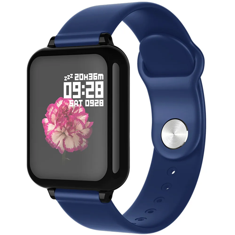 

B57 Smart Watch Waterproof Sports For Android IOS Mobile Heart Rate Monitor Blood Pressure Function Smart Watch