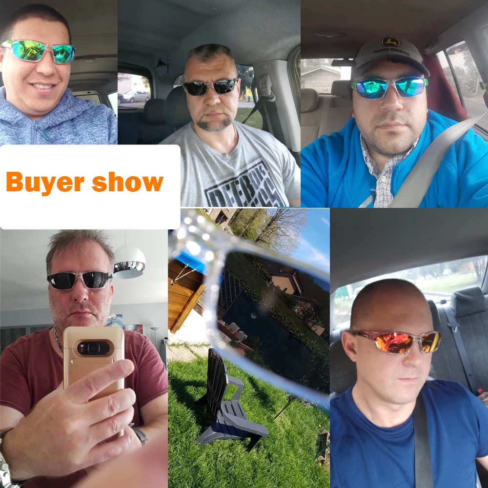 UV400 Мужские поляризованные солнцезащитные очки для рыбалки рыбацкие походные лыжные очки велосипедные очки спортивные рыболовные очки