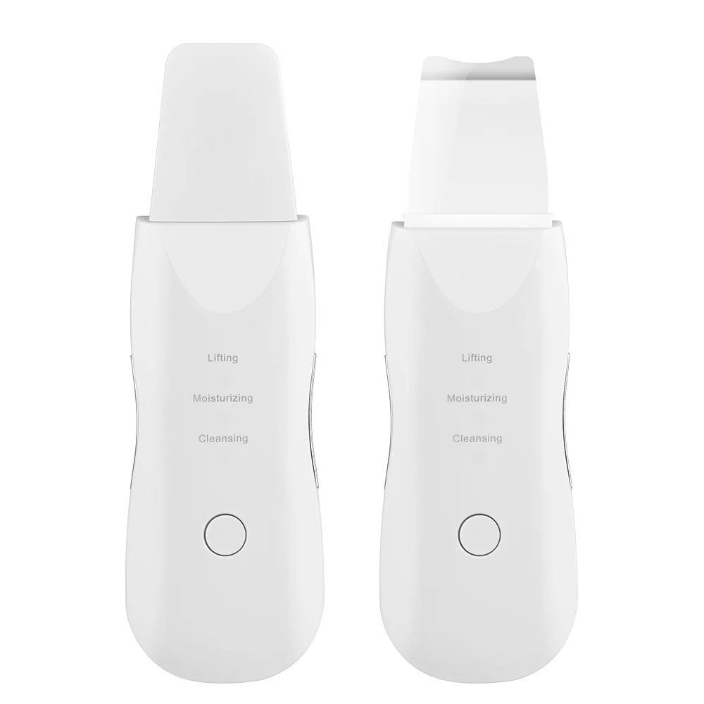 Koop Ultrasone Huid Scrubber Oplaadbare Ion Diepe Gezicht Reiniging Trillingen Stimulator Acne Mee-eter Verwijderen Cleanser Exfoliërende Porie