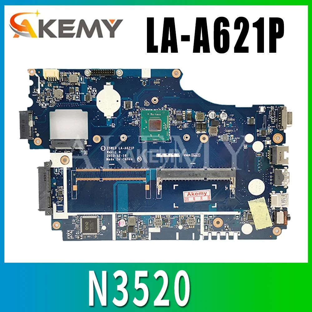 

For Acer aspire E1-510 E1-510 laptop motherboard Z5WE3 LA-A621P mainboard N3520 BGA 100% fully tested