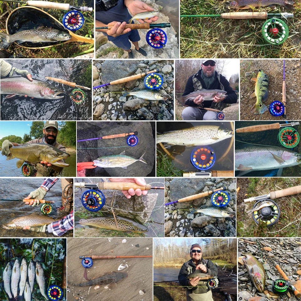 Рыболовная катушка Maximumcatch TORO 3/4/5/6/7/8WT 6061 T6 алюминиевая зеленая/синяя/черная|fly fishing