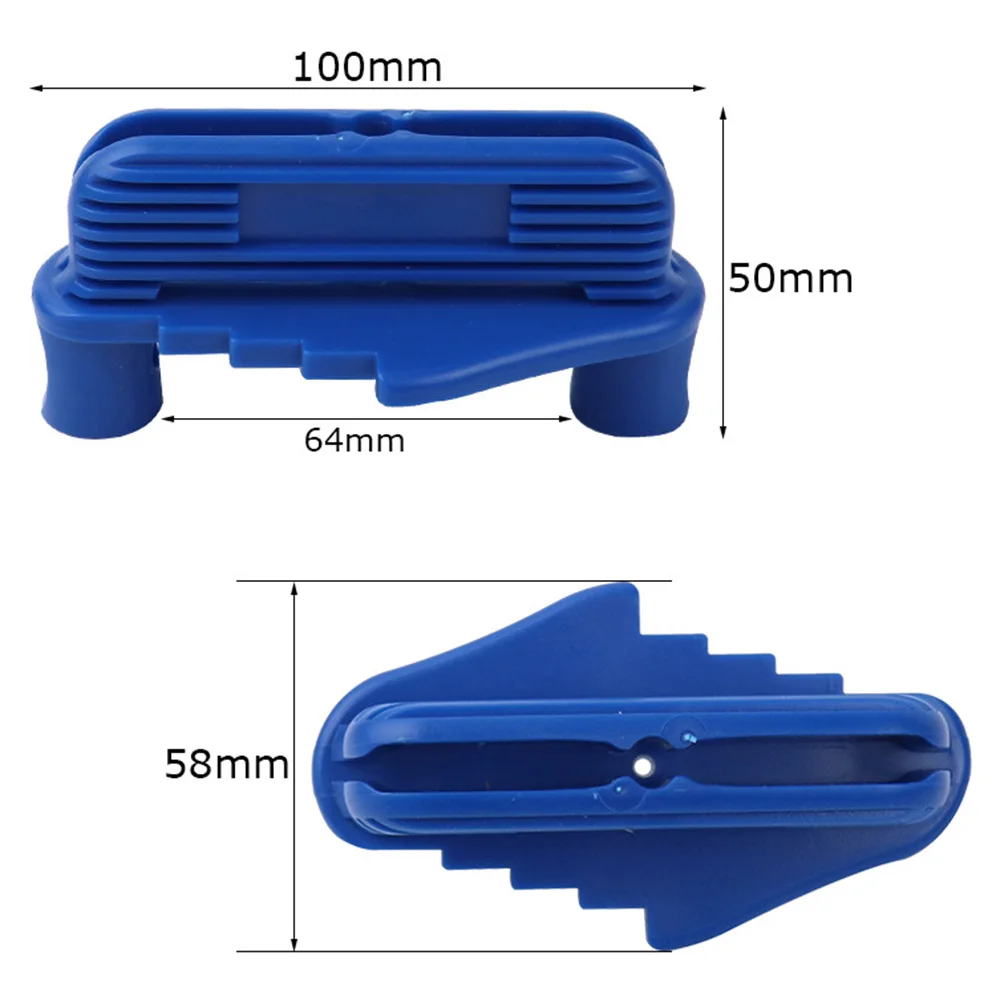 

Multi-function Center Scriber ABS plastic 100*50mm Blue Cutting Supply