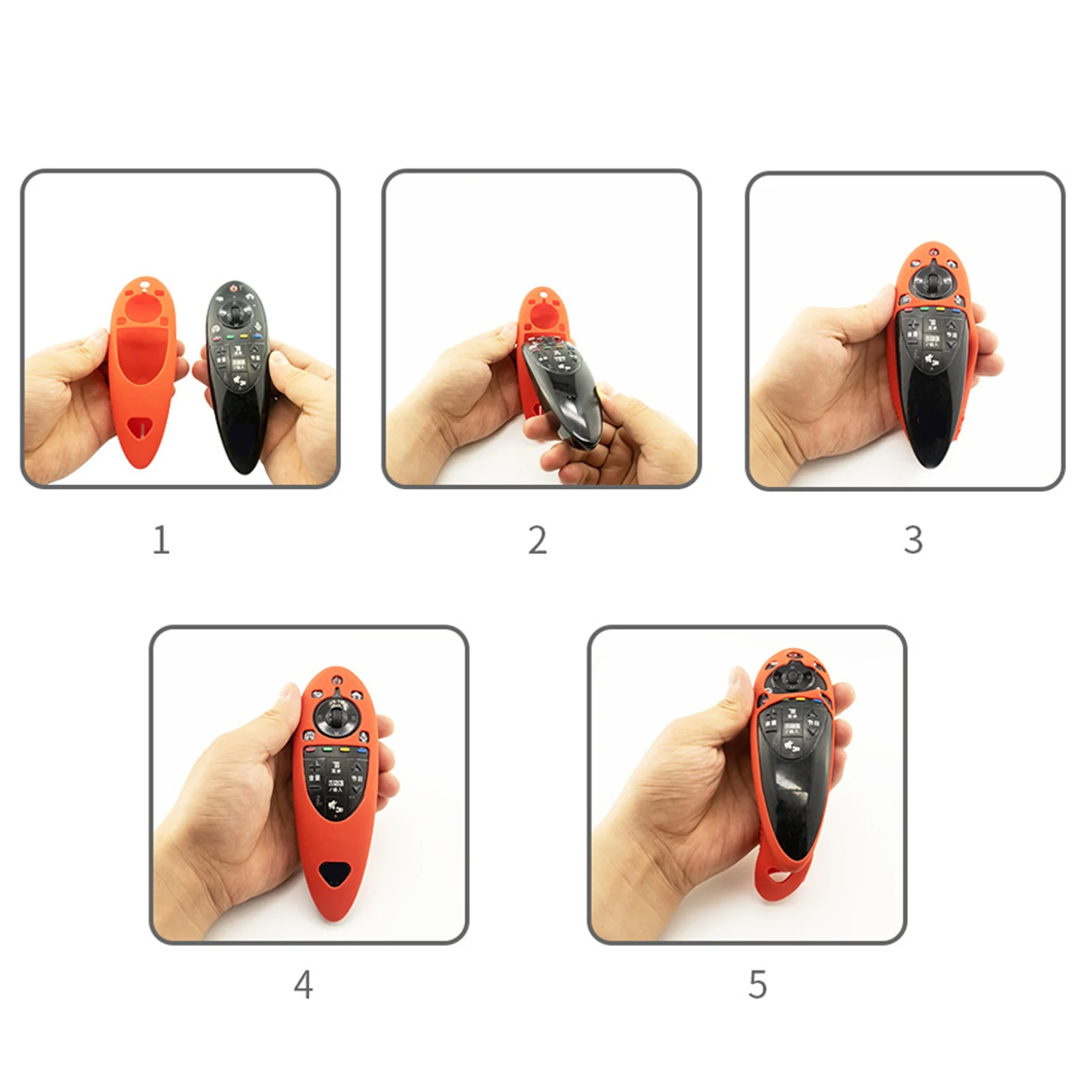 

For AN-MR500 Remote Control Protective Cases For Magic OLED Smart TV An-mr500 Washable Anti-Slip Shockproof Silicone Cover