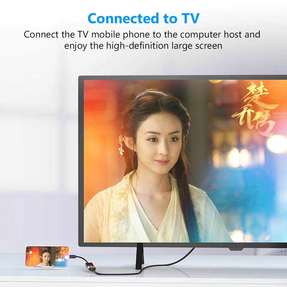 USB 3 1 4K HD кабель преобразования Type c к HDMI совместимый ТВ адаптер для Мобильный
