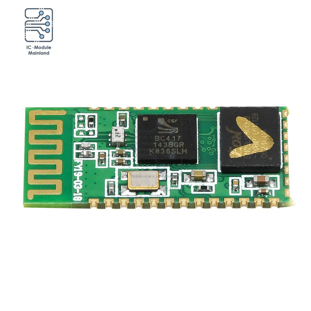 HC05 RF беспроводной модуль передатчика-приемника Bluetooth с интеграцией мастер-слейв RS232 / TTL в UART конвертер и адаптер для Arduino on.