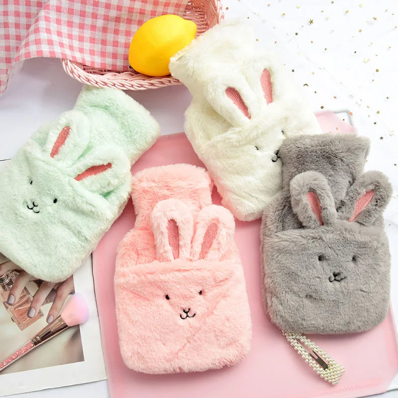 Крышка для бутылки с горячей водой Saim мультяшная плюшевая милая сумка подогрева