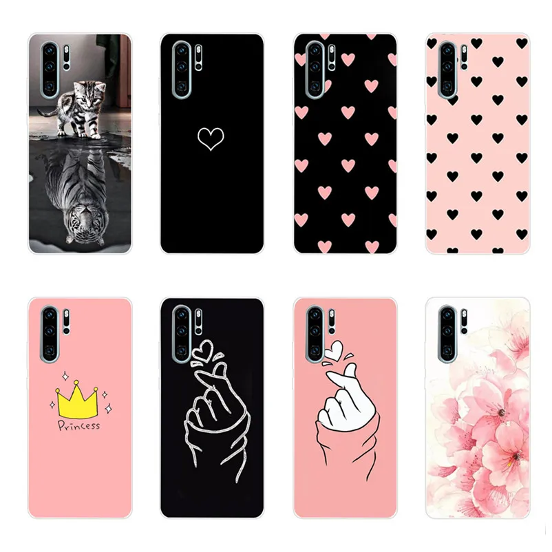 

Silicone Case For Huawei P20 Lite 5.84"Soft TPU Phone Covers For Huawei P Smart 2019 Mate 20 P30 Lite Pro P20Lite P20Pro Coque
