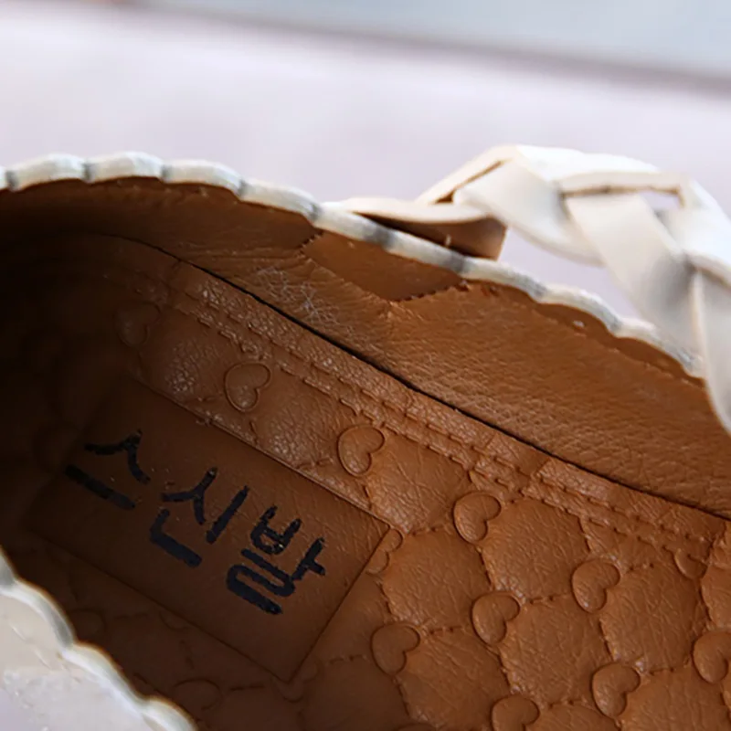 

Children Girls Princess Flat sneakers Autumn Girls baby Soft Sole Single Shoes Kids Leather Shoes Girls dance Shoes