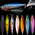 7 шт.лот металлическая литая джиг-ложка 14 г 21 г 30 г литая джиггинг свинцовая рыба морская окунь рыболовная приманка снасть морские приманки рыба