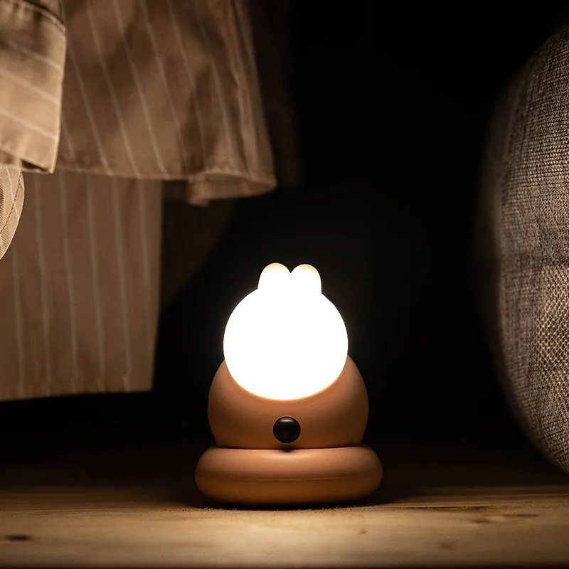 Индукционная лампа в виде кролика с человеческим телом светодиодный ночник из