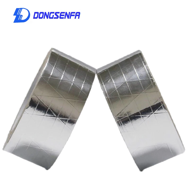 Лента из алюминиевой фольги 50 мм * 20 м термостойкая высокотемпературная