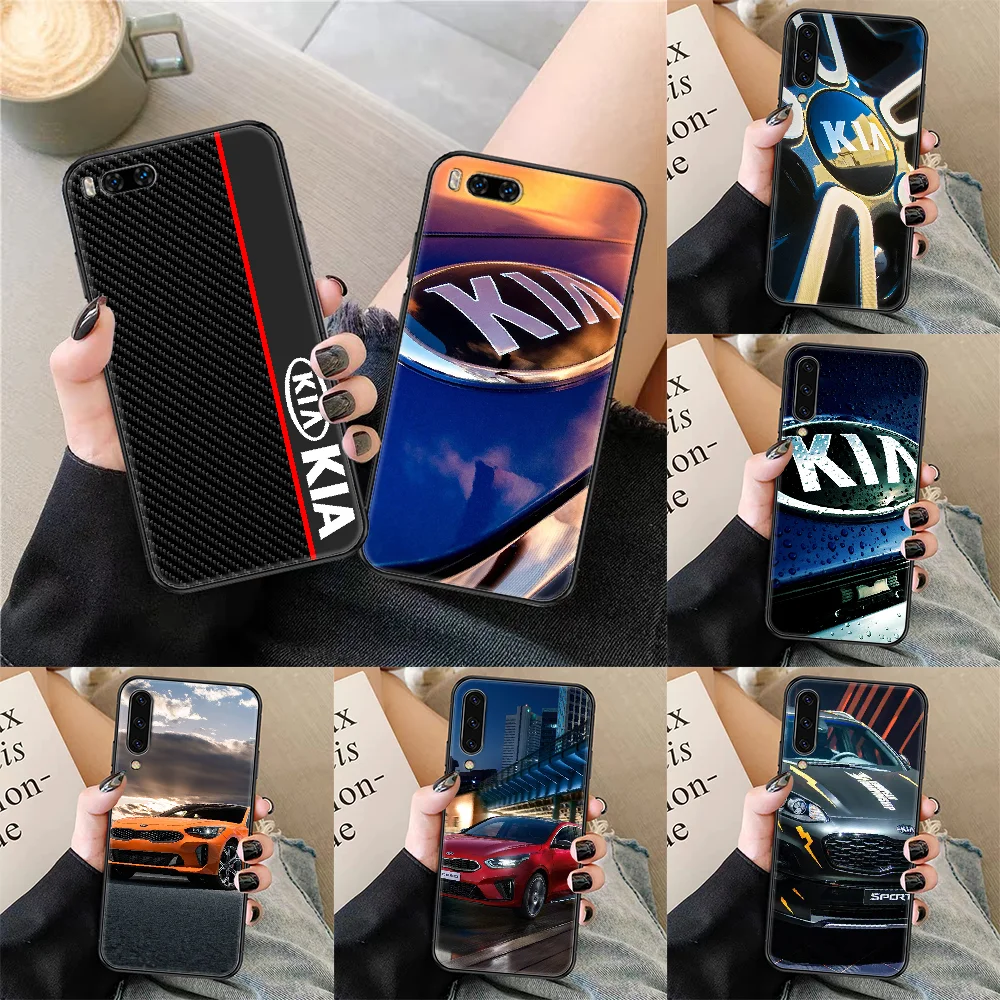 KIA Logo car rim Phone Case For Xiaomi Mi Note 8 9 10 11 9T 10T A3 Lite Pro Ultra black soft coque art Etui luxury waterproof 3D