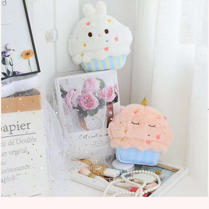 

Plush Unicorn Rabbit Toy Plush Shoulder Bag Kawaii Cake Unicorn Rabbit Cross Body Plush Bag Birthday Gift For Girlfriend Girl