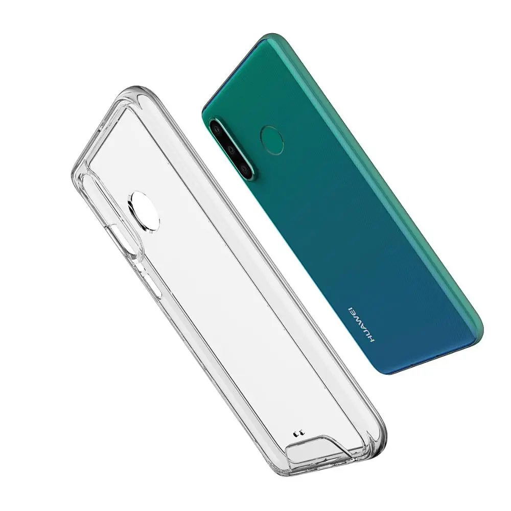 Прозрачный чехол Hanven для телефона Huawei P30 Lite TPU + PC | Мобильные телефоны и аксессуары