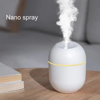 200ml portable humidifier nano atomization 2 gear silent timed shut off usb mist purifier diffuser for living room