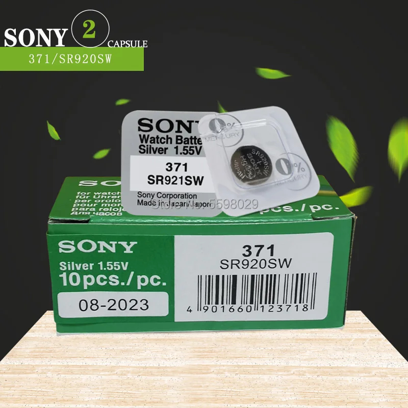 Для часов SONY AG6 371 SR920SW LR920 171 370 L921 LR69 SR920 SR69 1 55 V однозернистая упаковка | Электроника