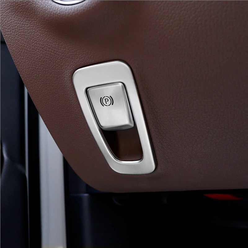 

Car Interior Electronic Handbrake Button Frame Cover Styling Sticker Trim for Mercedes Benz E Class W213 - Accessories