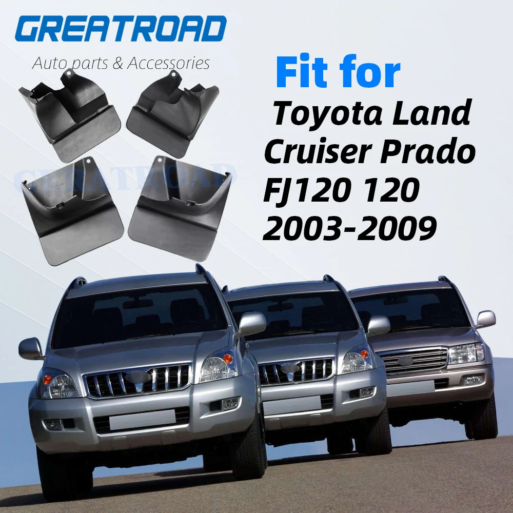 Формованные Брызговики OE для Toyota Land Cruiser Prado FJ120 120 2003 2009 брызговики передние и