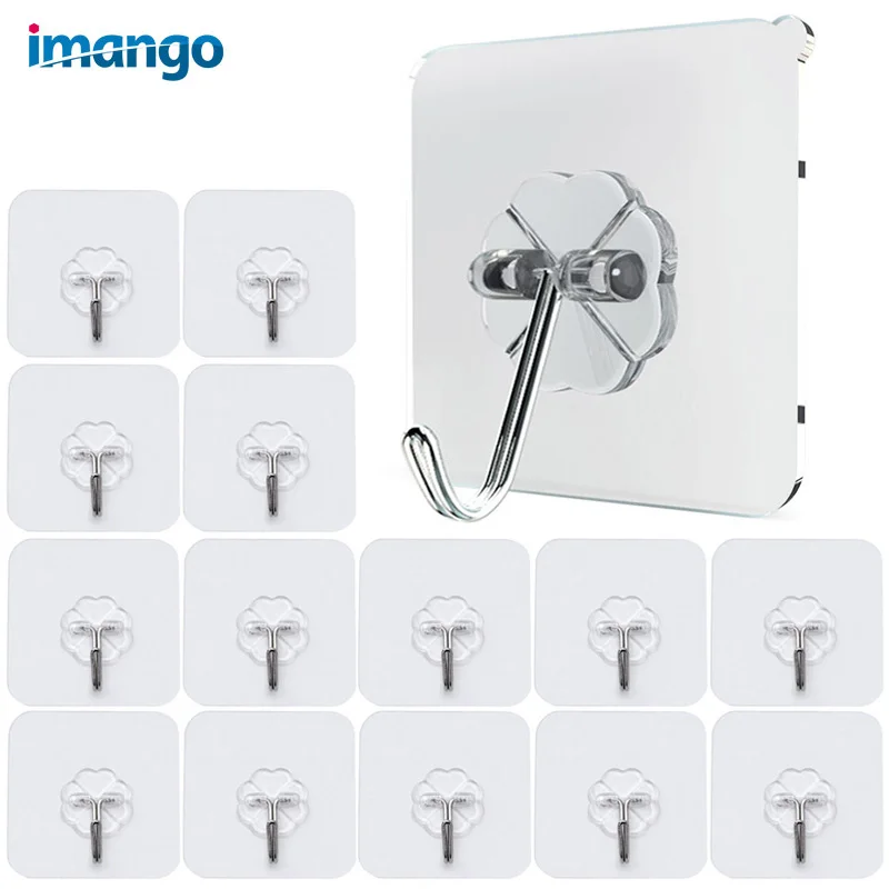 15 шт. набор крючков для присоска стеклянная дверь крючок одежда шляпа настенная