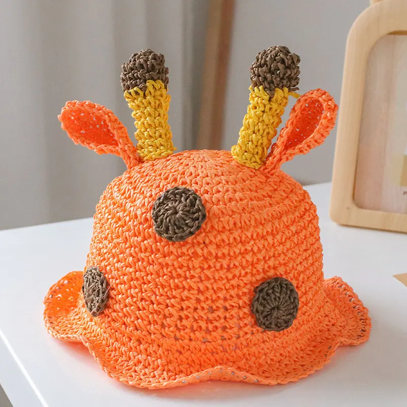 

1-4Year Children's Cap Panama Hat Children Baby Boys Bucket Hat for Baby Girl Cap for Boy Kids Hats Caps Girl's Deer Sun Beanie