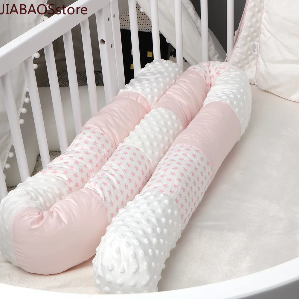 

Newborn Bed Crib Bumper Long Pillow For Toddler Sleeping Cushion Cot Fence