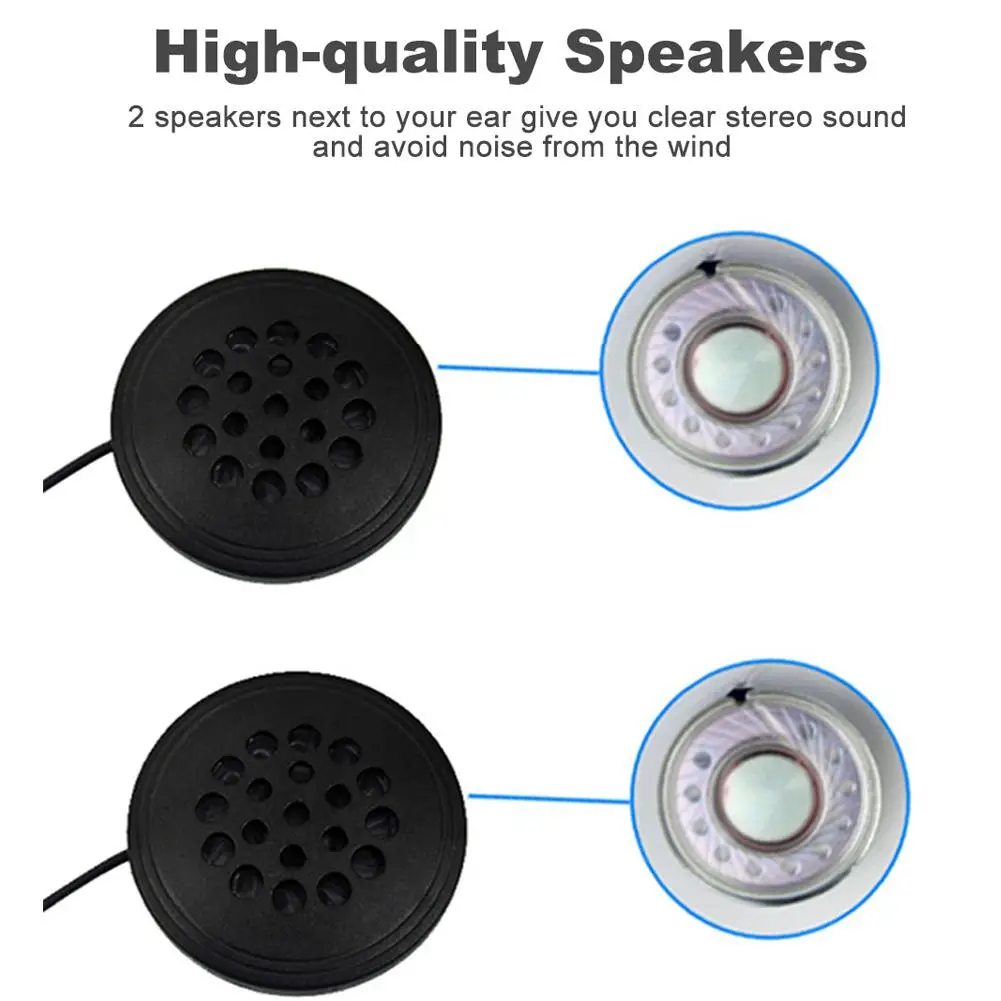 Гарнитура для мотоциклетного шлема Bluetooth 5 0 + EDR беспроводная гарнитура Handsfree с