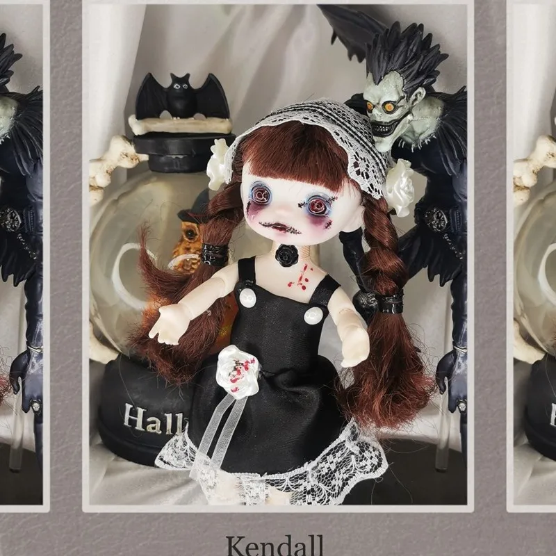 

New 16cm Vampire Maid Doll Toy Exclusive Production Horrible Simulation Vampire Toy Birthday Gift for Kids Children Girls Doll