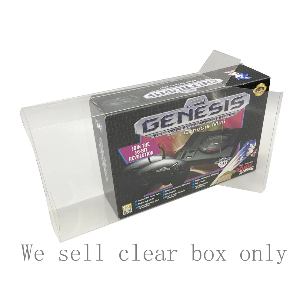 Защитная коробка для sega MD мини Genesis игровой консоли хранения дисплея Pal версии |