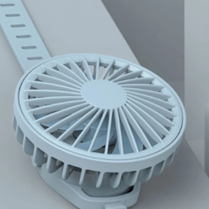 

EAS-Creative Mini Watch Fan USB 3-Gear Adjustment Mute Outdoor Lazy Wrist