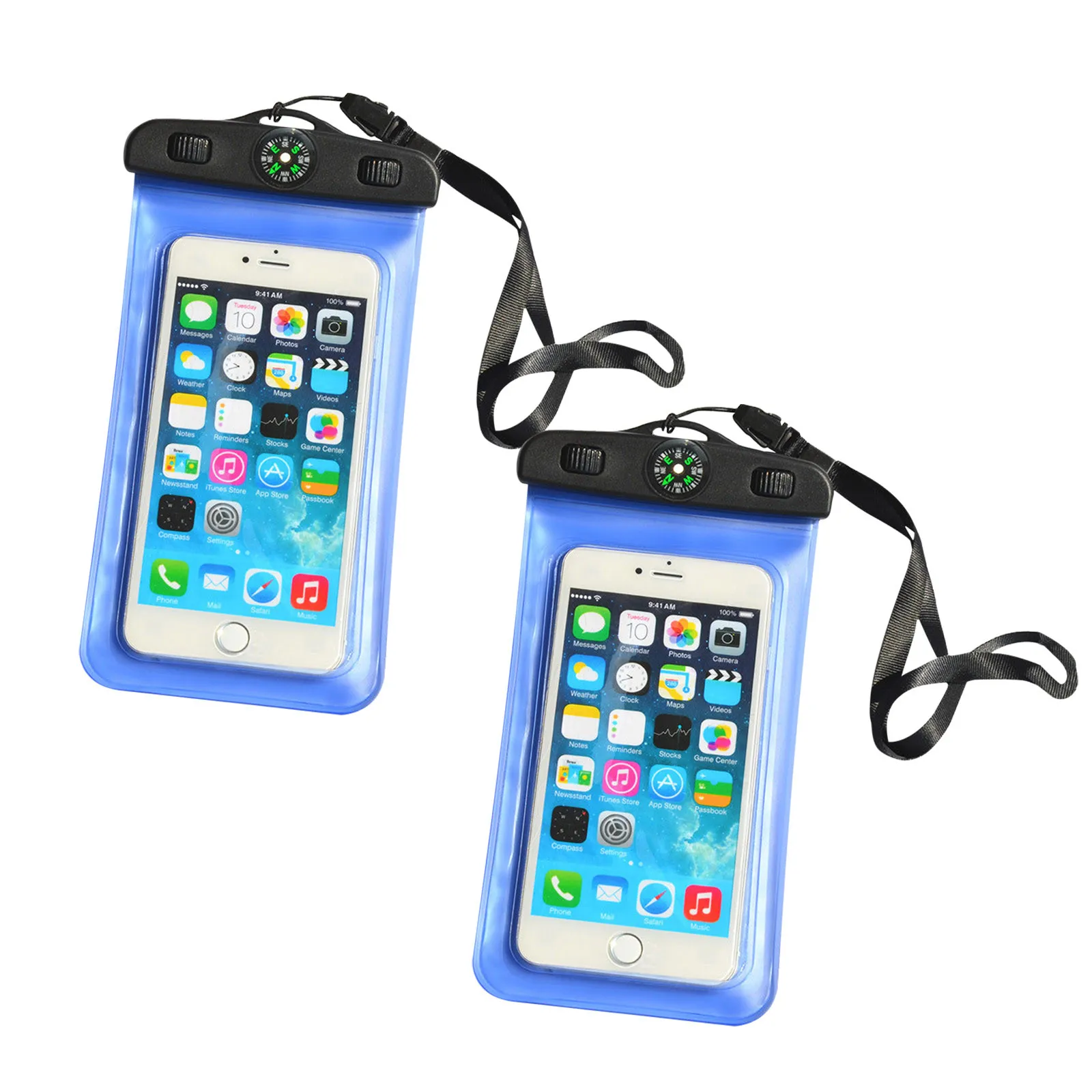 

2PC Bolsa Playa Outdoor Camping Fishing Swimming Waterproof Dustproofs Phone Waterproof Bag