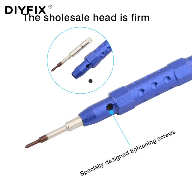 Прецизионная отвертка DIYFIX T2 5-точечная 0 8 для iPhone X 7 6S 6 ремонта разборки |