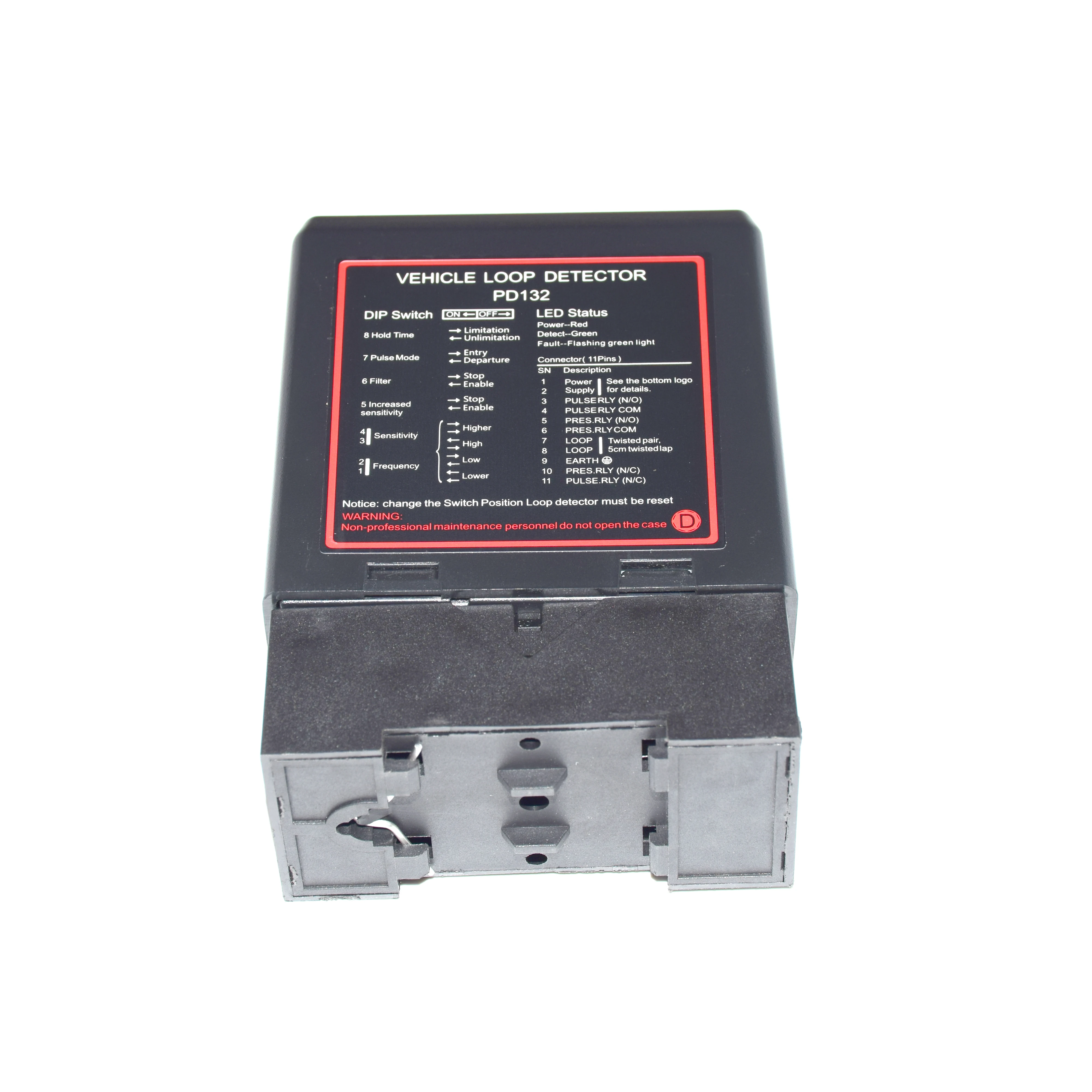 Лидер продаж! Черный односторонний индукционный петлевой детектор sense PD132 для