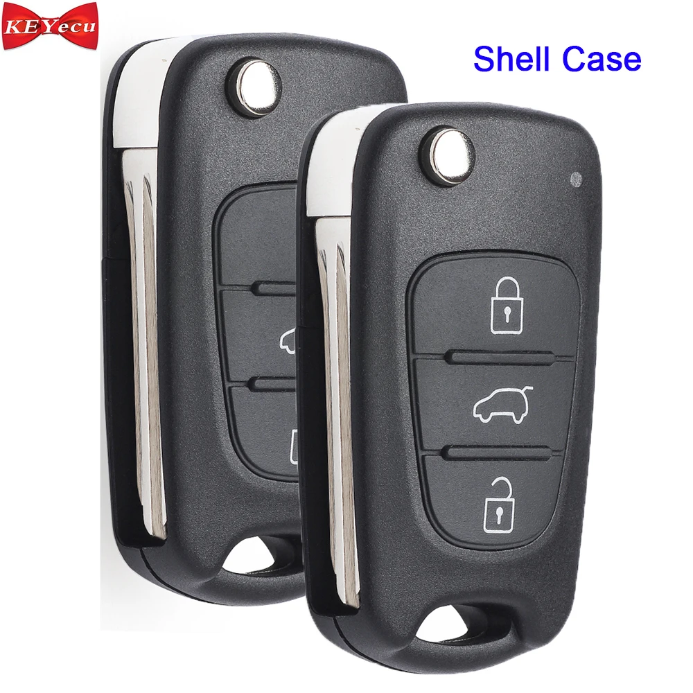 KEYECU 2 шт. для Kia Soul Cerato Koup Sportage Rio Sorento 2010 2011 2012 2013 2014 чехол дистанционного ключа