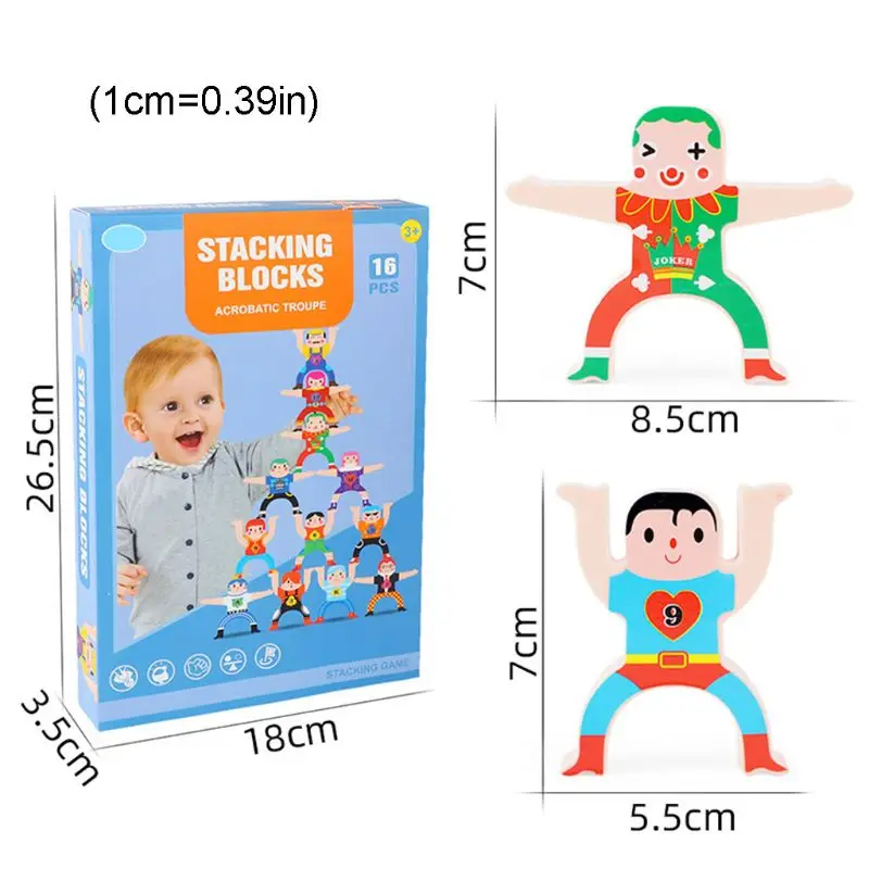 

Hercules Acrobatic Troupe Villain Children Puzzle DIY Building Blocks Stacking Balance Parent-child Interactive Kids Toy