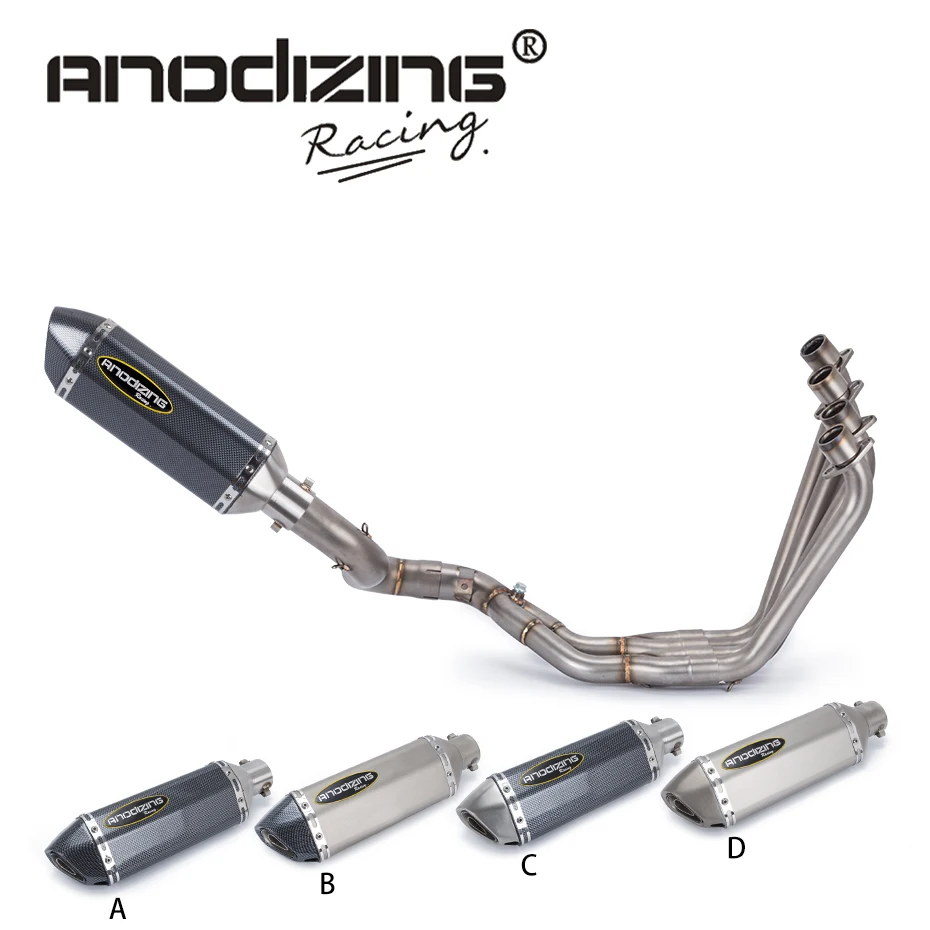 Выхлопная труба для мотоцикла Honda CBR650F CBR650 CB650F 2014 2018 с выхлопной трубой|exhaust full|full