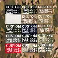 reflective material custom laser cutting patch name tapes tag brand white letters morale tactics military airsoft